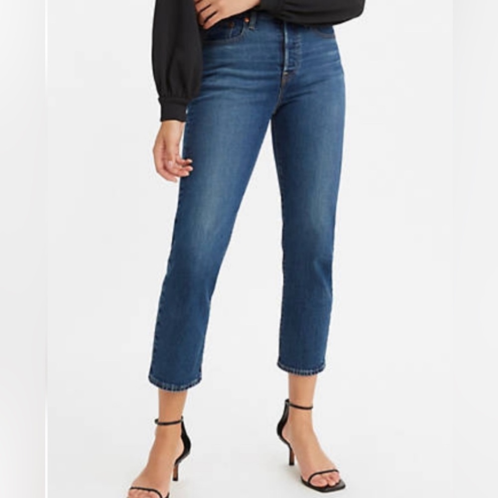 Levis wedgie straight ankle jean